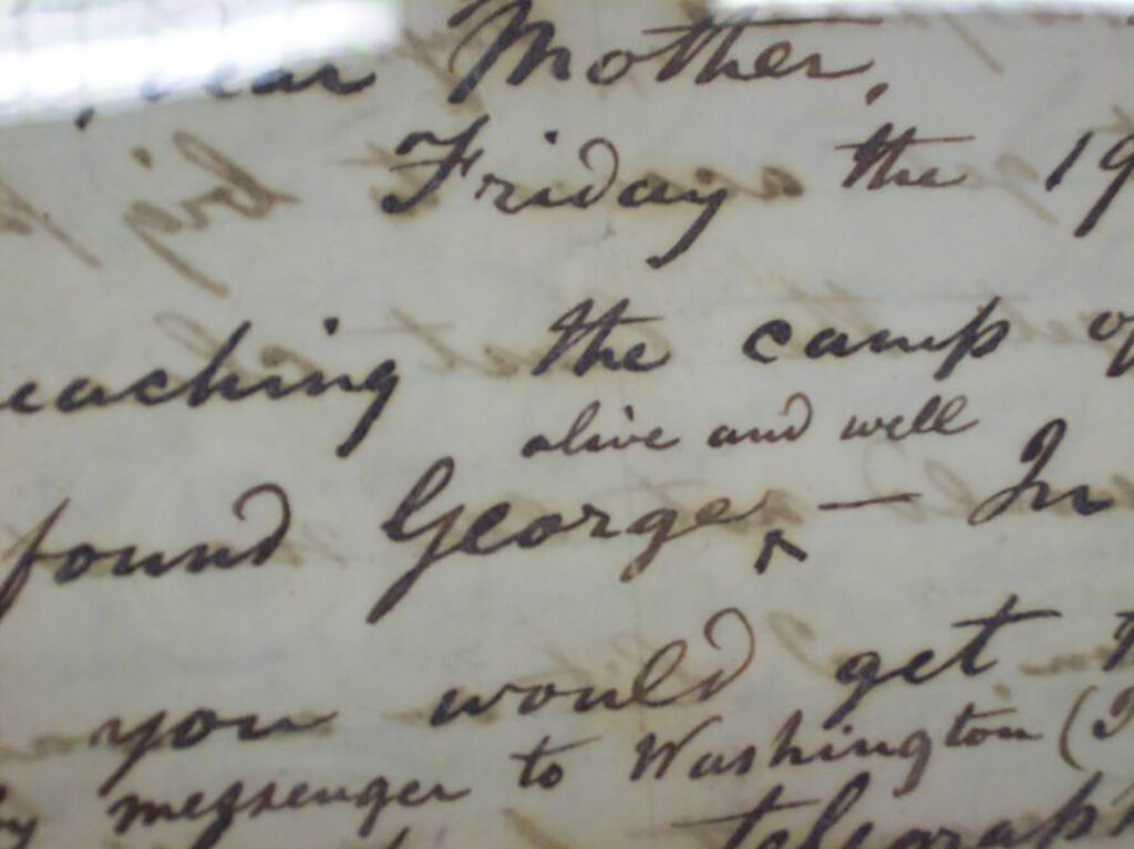 image from handwritten letter